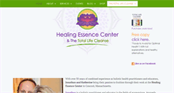 Desktop Screenshot of healingessencecenter.com